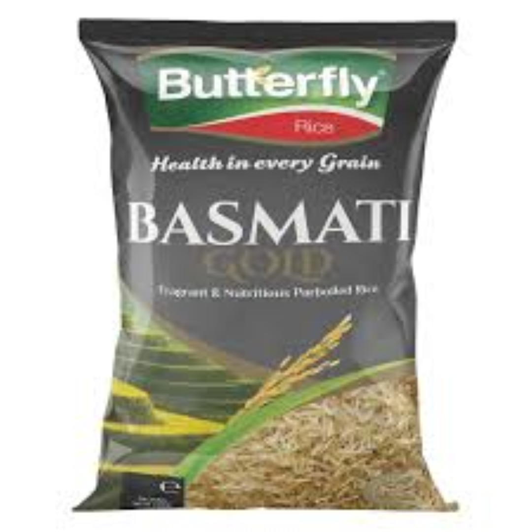BUTTERFLY RICE BASMATIC GOLD 1KG